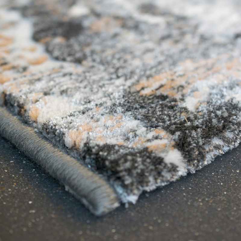 Canyon Abstract Modern Rugs 52023 3616 in Dark Grey