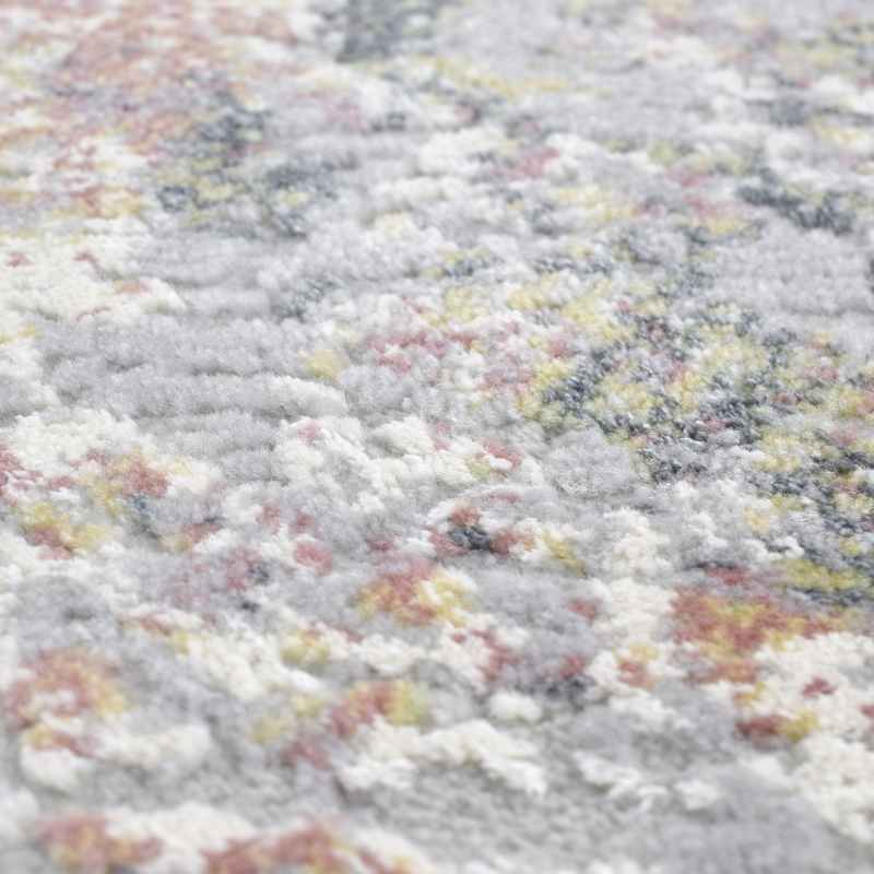 Canyon Abstract Modern Rugs 52023 6424 in Light Grey