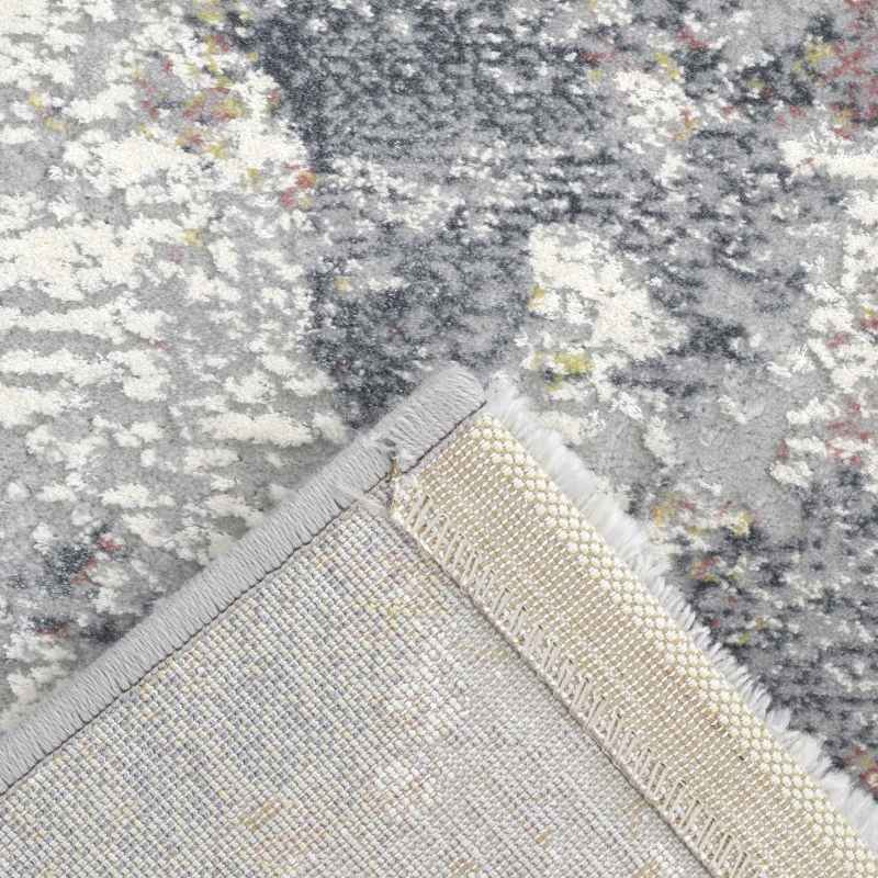 Canyon Abstract Modern Rugs 52023 6424 in Light Grey