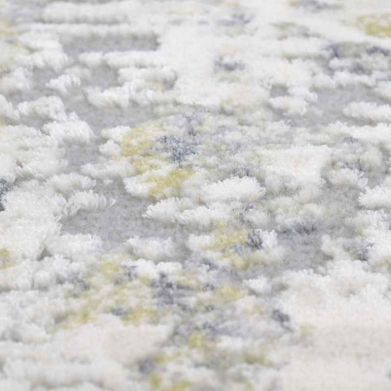 Canyon Abstract Modern Circle Rugs 52023 6444 in Green