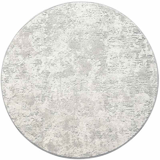 Canyon Abstract Modern Circle Rugs 52023 6484 in light Grey