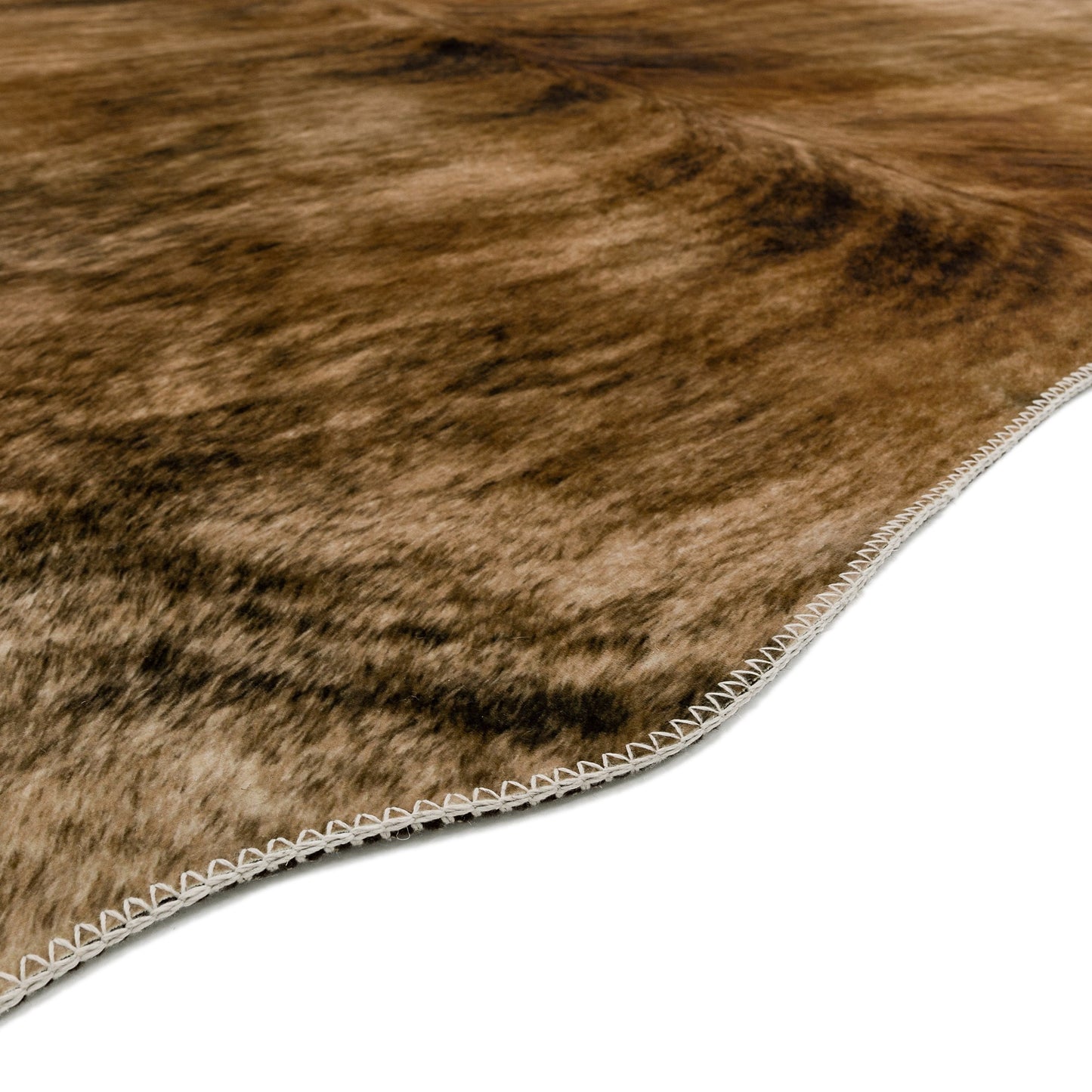 Texas Faux Cowhide Rugs in Brown