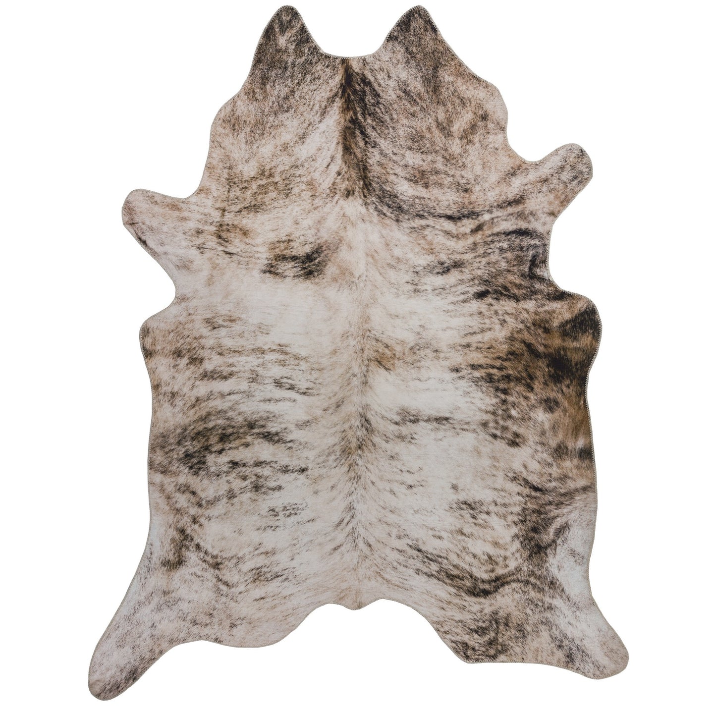 Texas Faux Cowhide Rugs in Grey