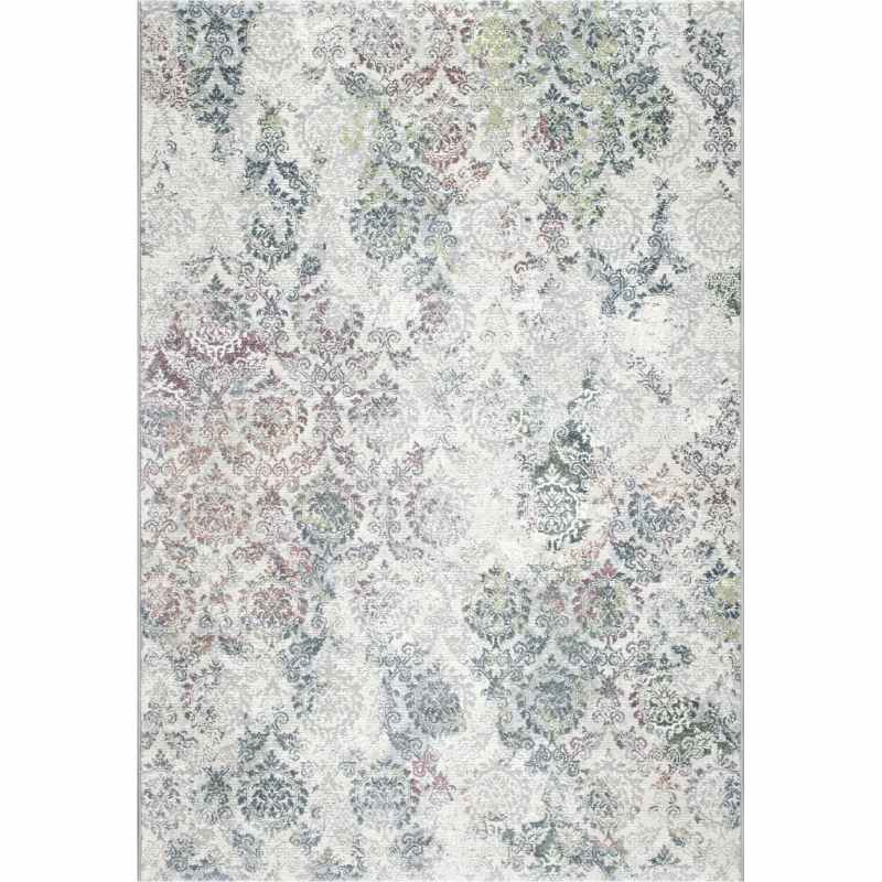 Canyon Modern Abstract Damask Rugs 52045 6464 in Beige