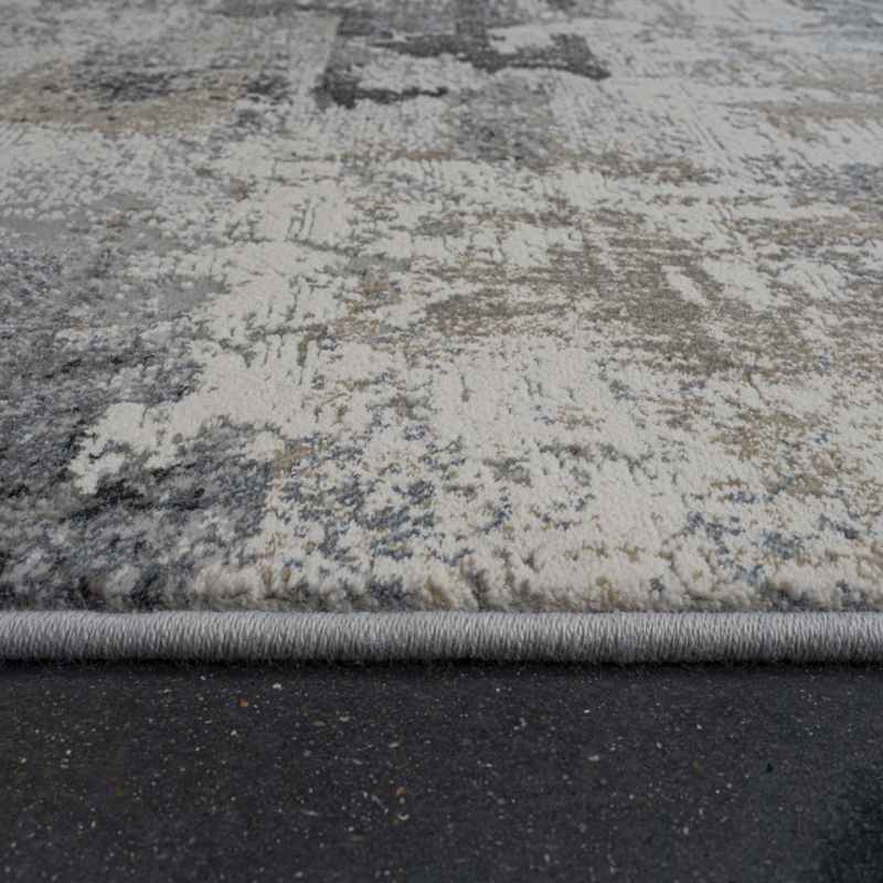 Canyon Abstract Modern Rug 52069 6676 in Charcoal Grey