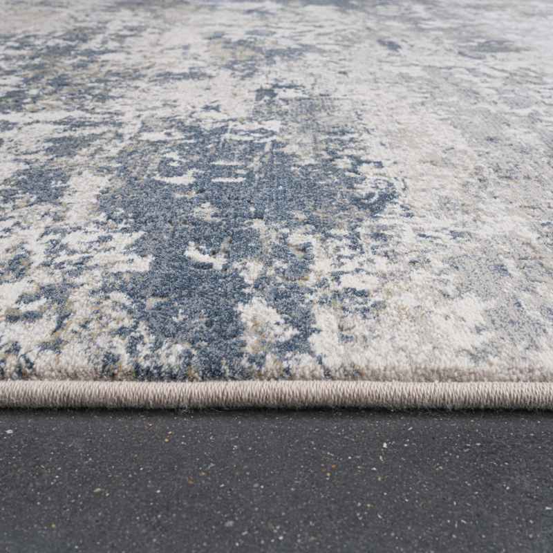 Canyon Abstract Modern Rug 52071 7777 in Blue