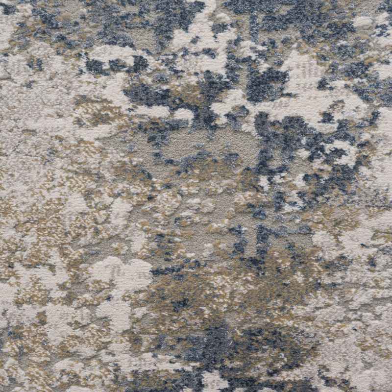 Canyon Abstract Modern Rug 52071 7777 in Blue