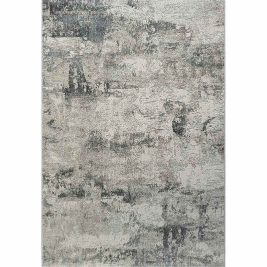 Canyon Abstract Modern Textured Rug 52078 6626 in Grey