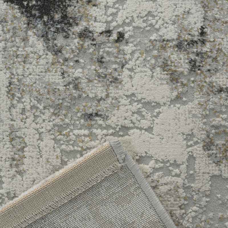 Canyon Abstract Modern Textured Rug 52078 6626 in Grey
