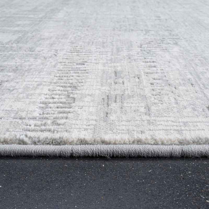 Canyon Abstract Modern Textured Rug 52079 6484 in Grey