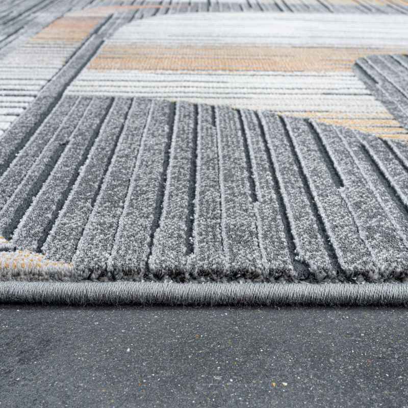 Canyon Geometric Modern Rug 52093 4848 in Grey
