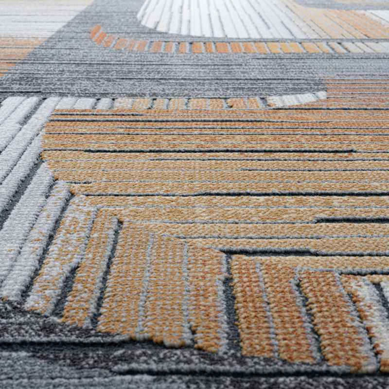 Canyon Geometric Modern Rug 52093 4848 in Grey