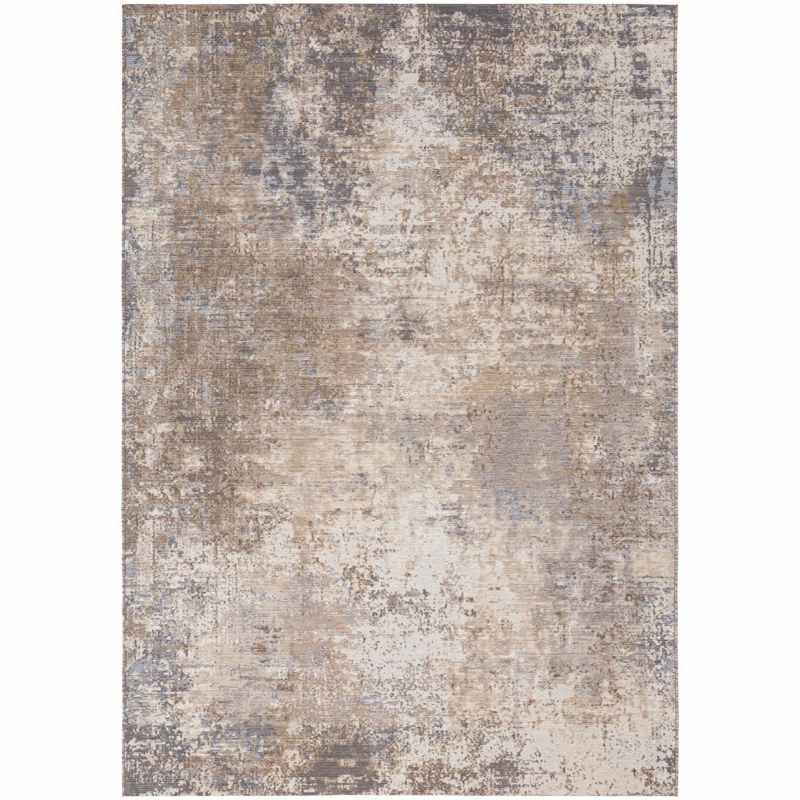 Ziba 52112 QF115 Modern Abstract Wool Rugs in Blue Grey