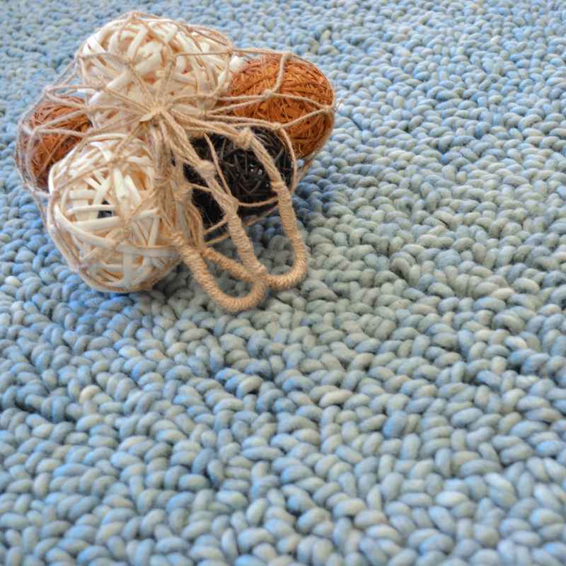 Metal Rugs 18918 Blue by Brink and Campman