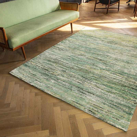 Louis De Poortere Designer Rugs Sari 8874 in Infinite Greens