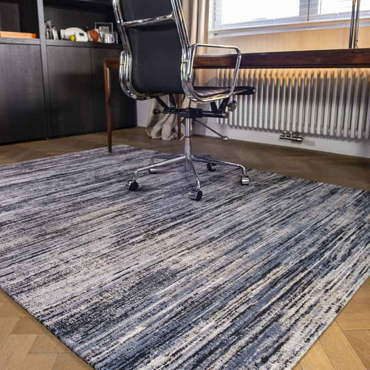 Louis De Poortere Designer Rugs Sari 8875 in Plural Greys