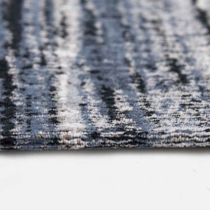 Louis De Poortere Designer Rugs Sari 8875 in Plural Greys