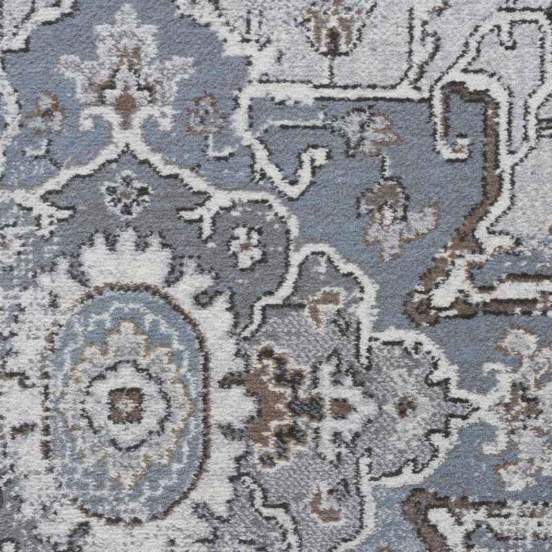 Da Vinci Traditional Medallion 57128 5255 Rugs in Blue