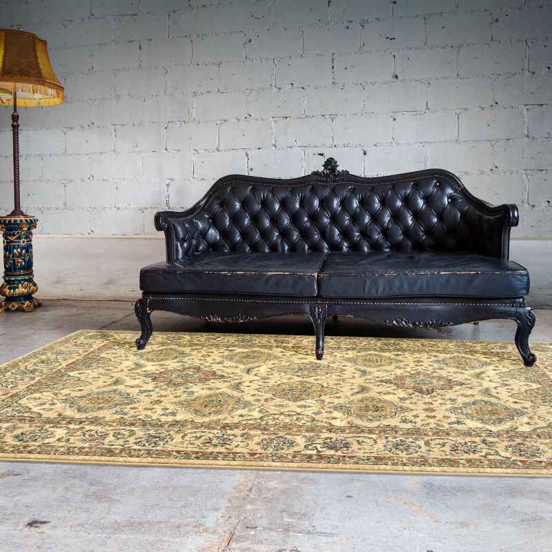 Da Vinci Traditional Medallion 57163 6464 Rugs in Beige