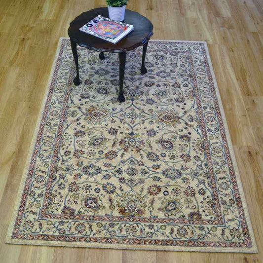 Da Vinci  Traditional Medallion 57166 6484 Rugs in Cream