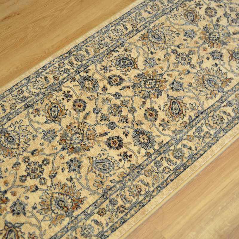 Da Vinci Traditional Medallion 57166 6464 Runner Rugs in Cream