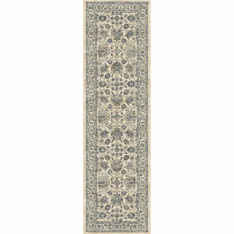 Da Vinci Traditional Medallion 57166 6464 Runner Rugs in Cream