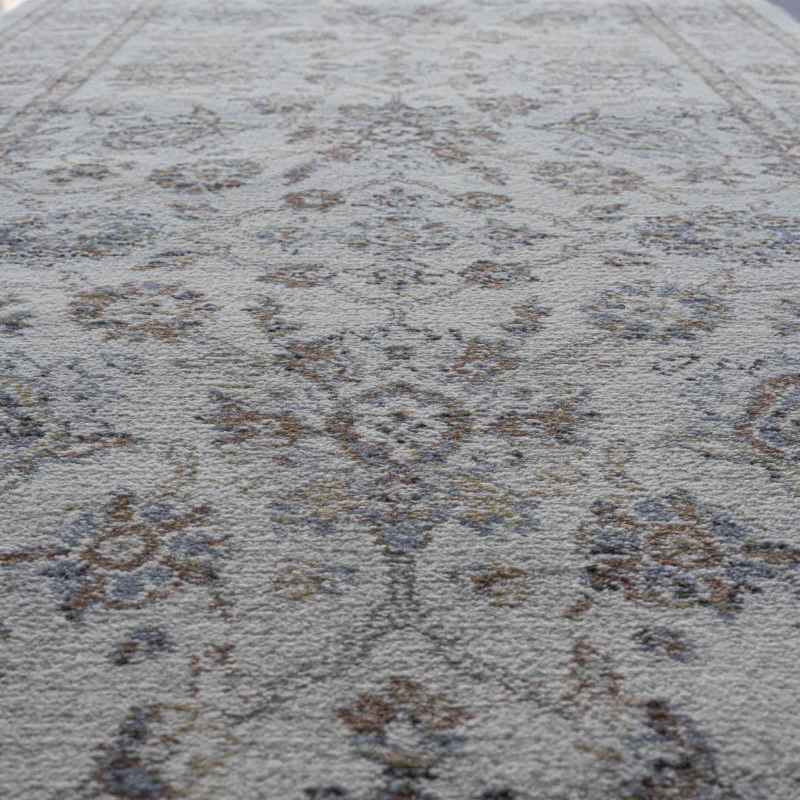 Da Vinci Traditional Medallion 57166 6285 Runner Rugs in Cream