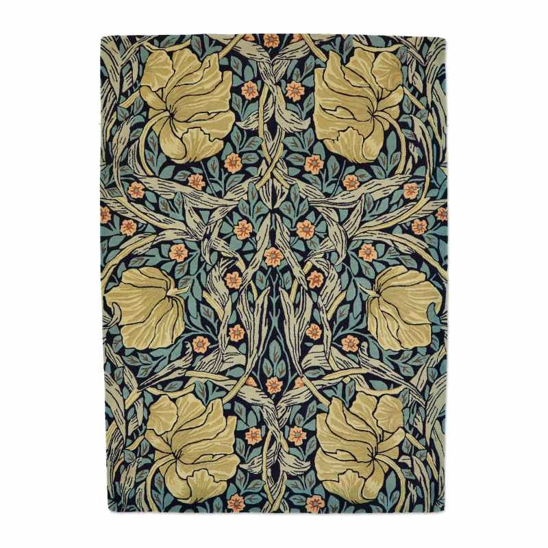 Pimpernel 028818 Rugs by William Morris in Indigo Blue
