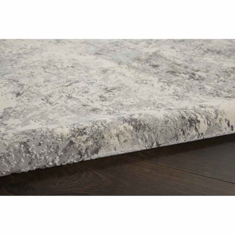 Rustic Textures Abstract Rugs RUS07 in Grey Beige