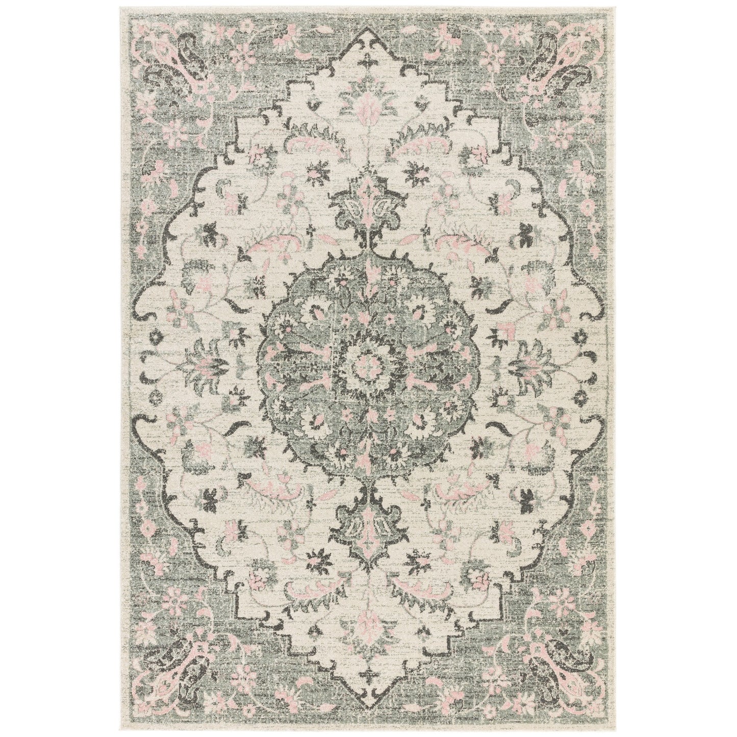 Colt CL05 Medallion TraditionalRugs in Cream