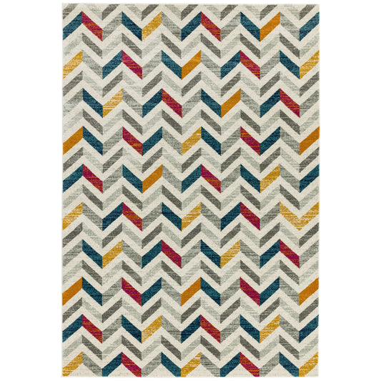 Colt CL06 Chevron Zig Zag Rugs in Multi