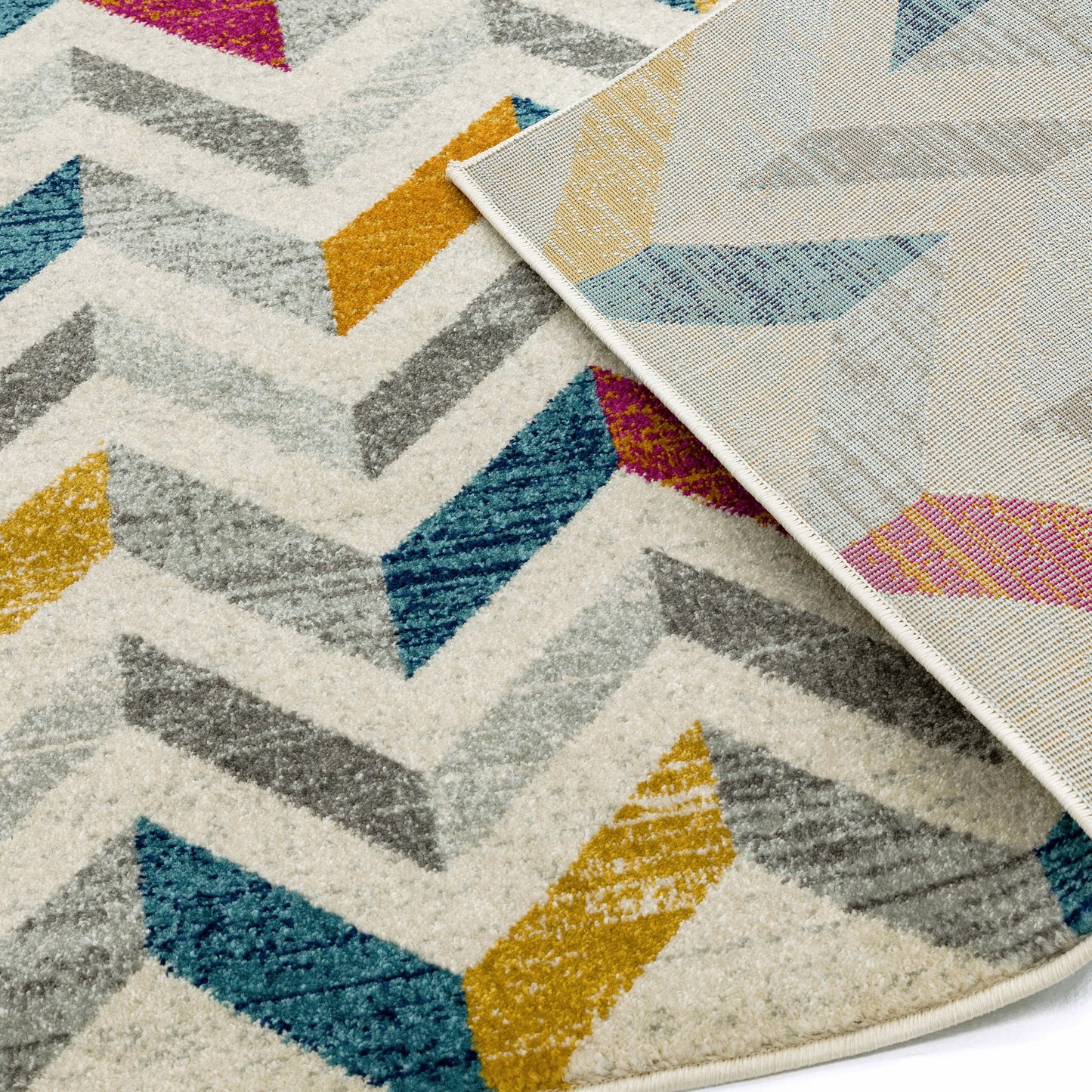 Colt CL06 Chevron Zig Zag Rugs in Multi