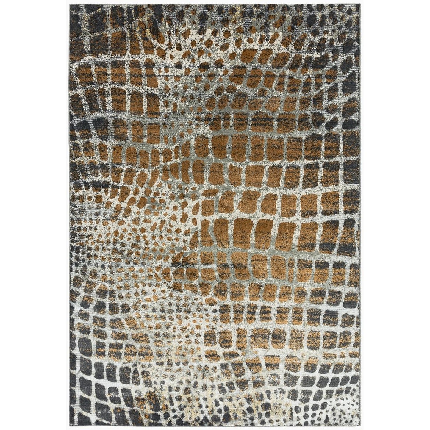 Quantum Giraffe QU02 Rugs in Beige Brown