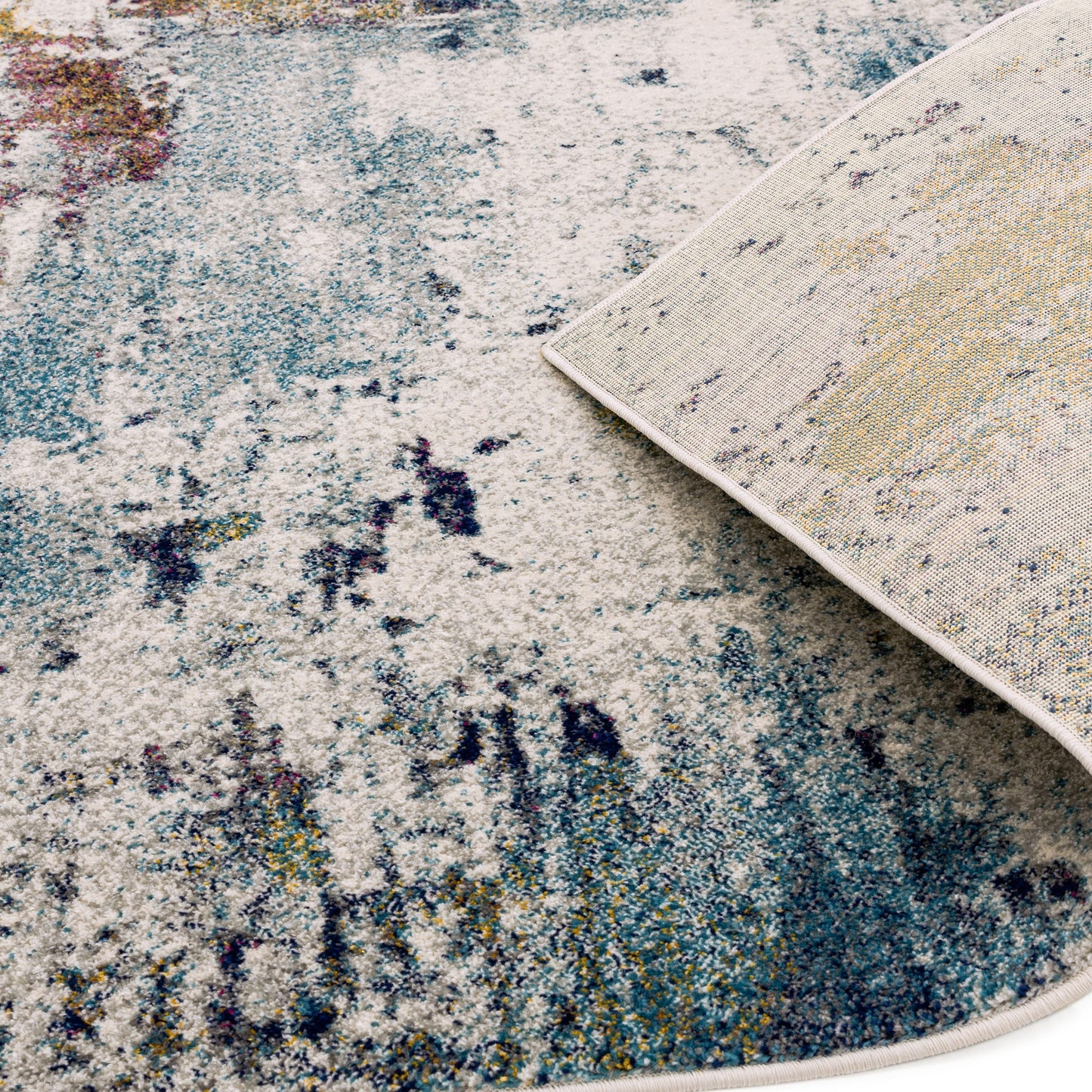 Nova Abstract Rugs NV22 in Mustard