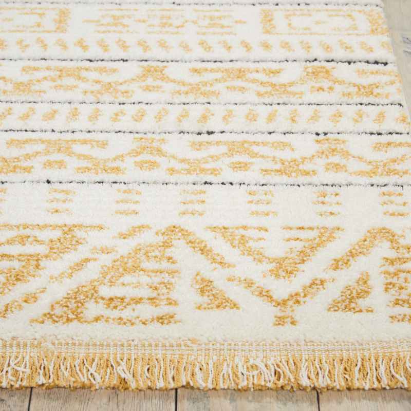 Kamala Hallway Runners DS503 by Nourison in Yellow