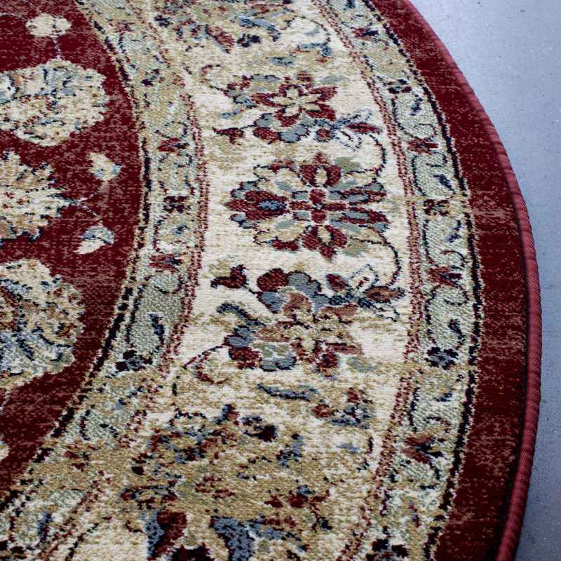 Da Vinci Traditional Medallion Circle 57559 1464 Rugs in Red