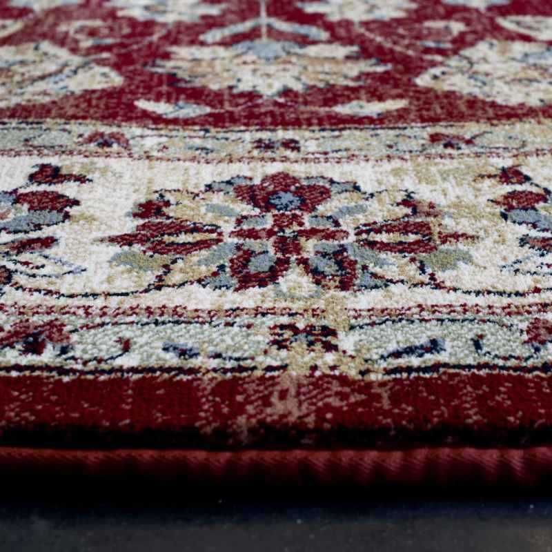 Da Vinci Traditional Medallion Circle 57559 1464 Rugs in Red