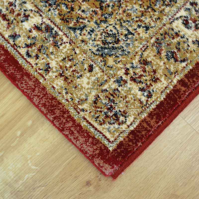 Da Vinci Traditional Medallion 57559 1494 Runner Rugs in Red