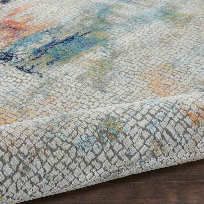 Ankara Global Abstract Hallway Runners ANR09 in Ivory Multi