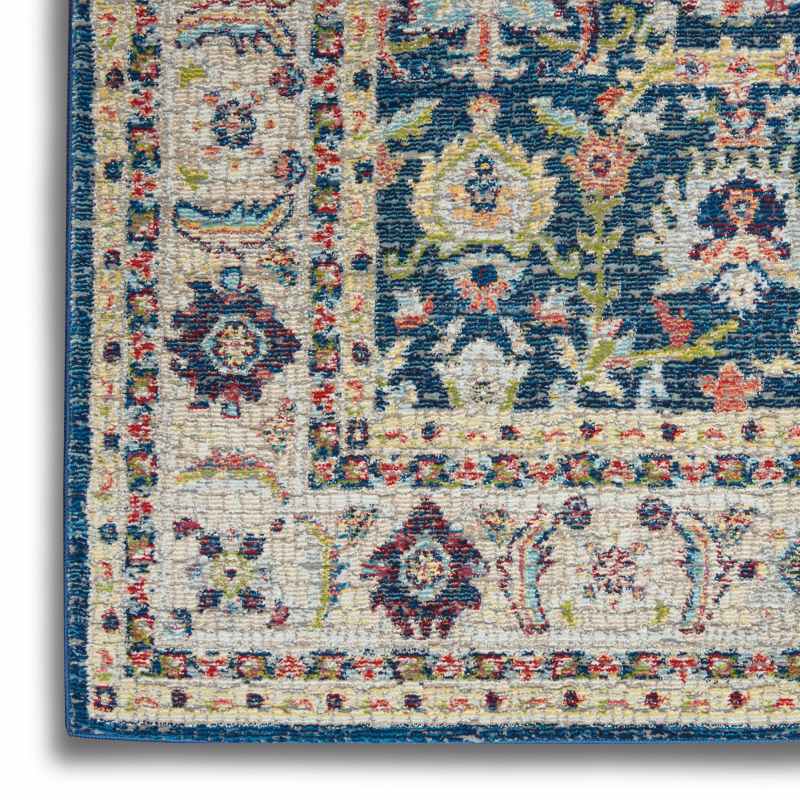 Ankara Global Traditional Persian Rugs ANR13 in Navy Blue