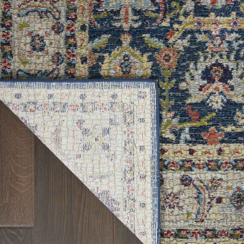 Ankara Global Traditional Persian Hallway Runners ANR13 in navy blue