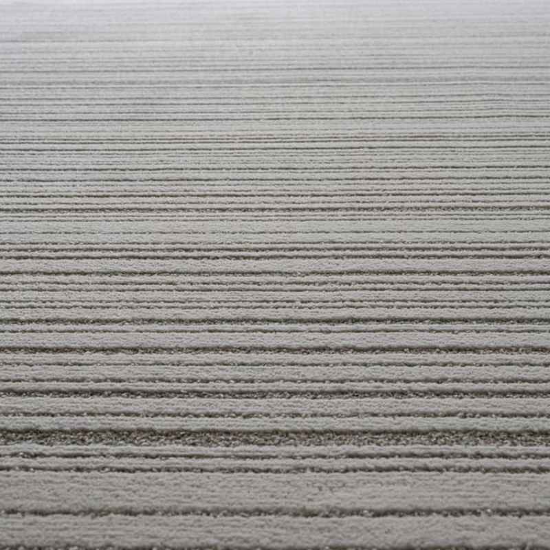 Oslo 59012 8585 Carved Textured Striped Rugs in Grey