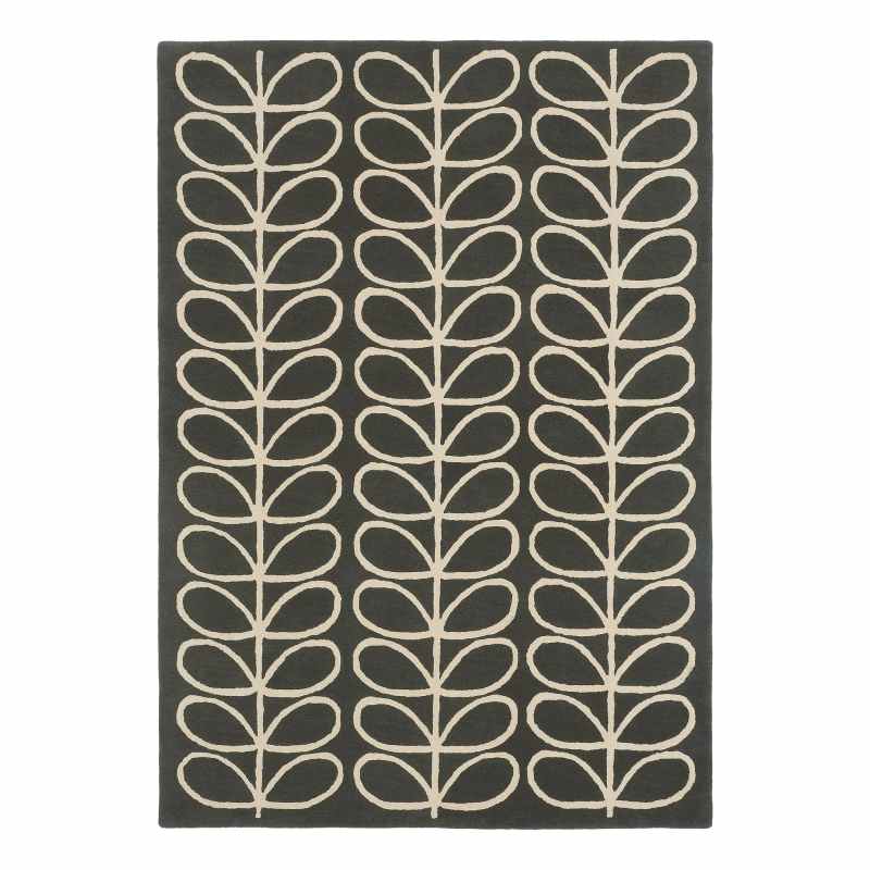Linear Stem Rugs 60505 in Slate by Orla Kiely