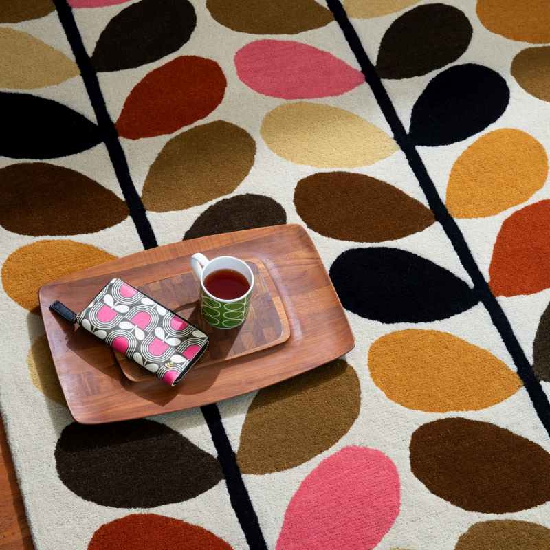 Multi Stem Rugs 059503 in Autumn Pink by Orla Kiely