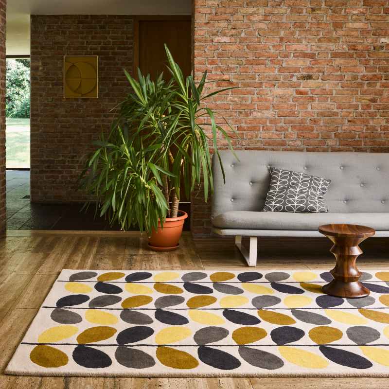 Multi Stem Rugs 061506 in Brown by Orla Kiely
