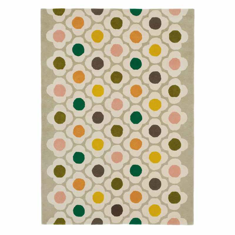 Spot Flower Rugs 60404 in Multi by Orla Kiely