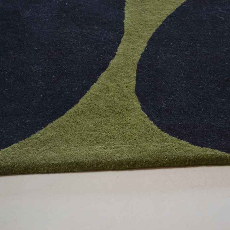 Stem Rugs 59803 in Black by Orla Kiely