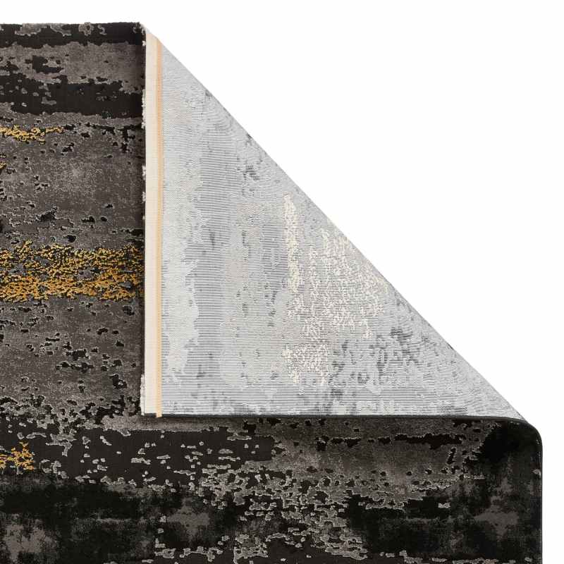 Craft 19788 Abstract Rugs Black Gold