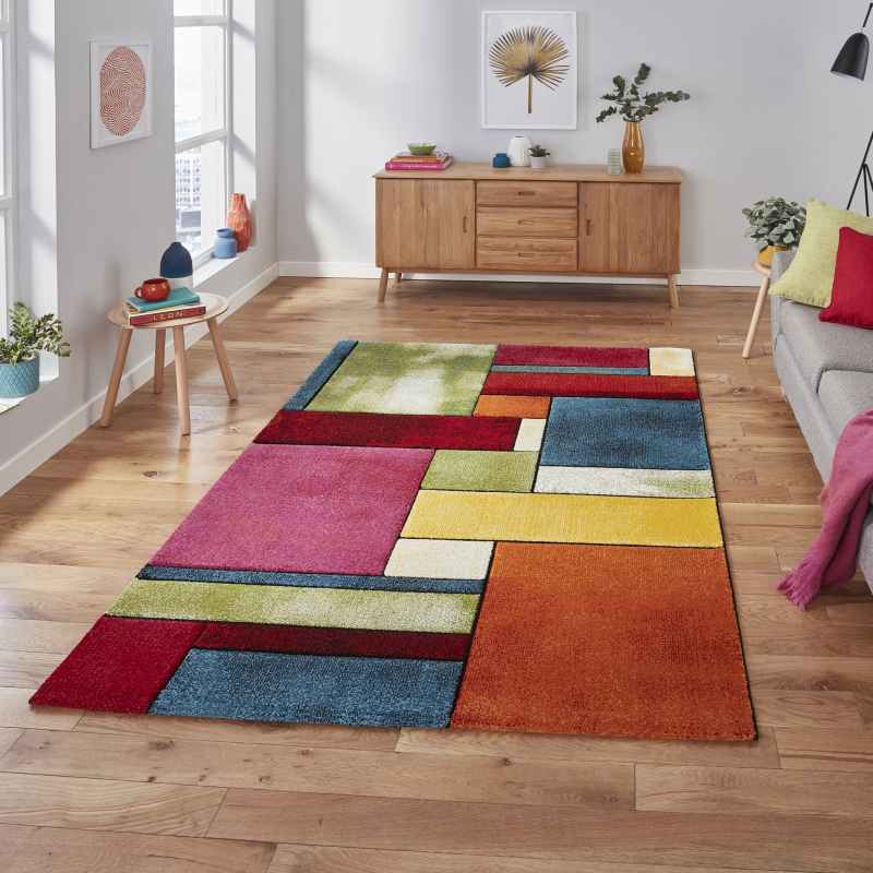 Sunrise Multi-coloured Rugs 21821