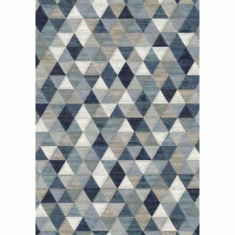 Galleria Modern Geometric Rugs in 63263 5161 in Blue Multi